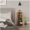 Asir Nočný stolík ELOS 60x25 cm hnedá/antracit AS0662 + záruka 3 roky zadarmo