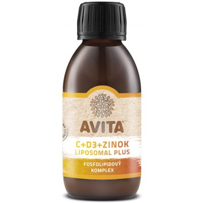 Avita C+D3+ZINOK LIPOSOMAL PLUS doplnok výživy 20 dávok