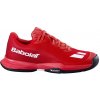 Detská tenisová obuv Babolat Jet Mach 3 Junior Clay Boy Cherry Tomato/White EUR 38