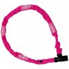Zámok na bicykel Abus 1500/60 web coral pink