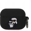 Karl Lagerfeld 3D Logo NFT Karl and Choupette silikónový obal pre Apple AirPods Pro, čierny 57983116475