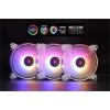 1stCOOL KIT AURA EVO CRYSTAL ARGB 3x CRYSTAL White 12cm ventilátor + ARGB Nano radič