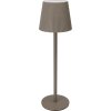 Stolná LED lampa 36 cm taupe sivá KO-ANC000730