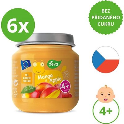 DEVA mango jablko 6 x 125 g