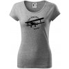 Still Plays With Planes - Dámske tričko Pure - XS ( Tmavosivý melír )