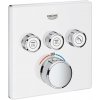 Grohe Grohtherm SmartControl - Termostatická vaňová batéria pod omietku s 3 ventilmi, mesačná biela - 29157LS0