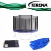 Terena Set Premium: Ochranné polstrovanie + sieť na trampolínu 305 cm - 8 tyčí