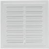 VENTS Vetracia mriežka s nastaviteľným uzáverom 140 x 140 mm biela