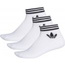 adidas ponožky biele 3 páry TREFOIL ANK SCK HC EE1152