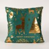 Obliečka na vankúš 45x45 Merry Christmas zlato zelená-HT-00226