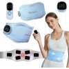 Zoštíhľujúci pás Fitness Belt modrý s vyhrievaním a 12 programami EMS