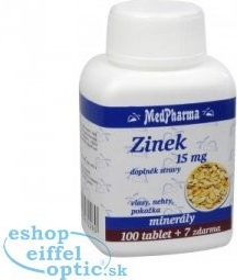 MedPharma Zinok 15 mg 107 tabliet od 2,71 € - Heureka.sk