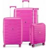 Cestovné kufre set 3ks Roncato Skyline 2.0 S,M,L 225 L ružová