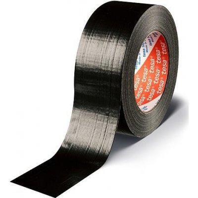 Páska tesa® PRO Duct tape, 48 mm, L-50 m, textilná, čierna