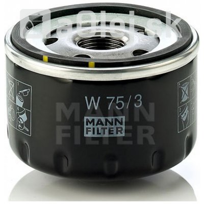 Olejový filter MANN FILTER W 75/3