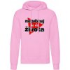 Nep#čuj mi do života ..... mikina Dámske L Light pink