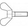 TOOLCRAFT 1060606 krídlová skrutka M8 40 mm DIN 316 nerezová ocel A2 10 ks; 1060606