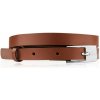 Brødrene Dámsky kožený opasok 130 cm | hnedá O-OPD27/BROWN130