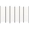 6-panelový paraván biely 300x180 cm