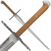 Krutský Großes Messer se zdobným lístkem a záštitou, kol. 1500