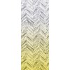 Komar Vliesová fototapeta Herringbone Yellow 100 x 250 cm
