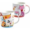 TORO Hrnček 390 ml, porcelán, motív mačka / pes