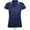 SOL´S PASADENA / Dámska polokošeľa - french navy/white XXL