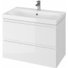 Cersanit Moduo umývadlo so skrinkou 80 cm biela S801-221-DSM