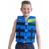 JOBE NYLON LIFE VEST KIDS BLUE plávacia vesta 30-40 kg