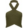 PINKO Succo Green crop top Veľkosť: M