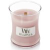 Woodwick Rosewood - Palisander vonná sviečka s dreveným knôtom a viečkom sklo malá 85 g