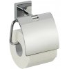 WENKO Držiak na toaletný papier BEZ VŔTANIA PowerLoc LACENO metalický lesklý 14x15x8 cm