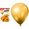 Balónik M balenie 12ks metal 26cm zlatý