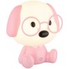 GLOBO 21761P PUPPY dotyková stolná lampička detská V200mm LED 1W 32lm 3000K ružová, biela, USB Cable incl., 3StepDIM