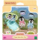 Sylvanian Families Baby tučňáci dvojčata s autíčkem