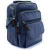 Modrá pánska praktická crossbody taška Edric