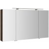 Sapho MIRRÓ galérka s LED osvetlením, 3x dvierka, 120x70x16cm, borovica rustik MC121-0016
