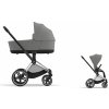 Cybex Platinum CYBEX Priam Set mirage grey 2024 chrome with black details