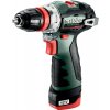 Metabo PowerMaxx BS BL Q aku skrutkovač 12V 2x2,0Ah aku 601749500
