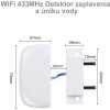 WiFi 433MHz inteligentný Zaplavový detektor úniku vody