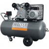 WALTER Liatinový piestový kompresor WK430-3-0/100AP príkon 2,2 kW, sací výkon 430 l/min, tlak 10 bar, vzdušník 100 l, napätie 230/50 V/Hz