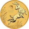 The Perth Mint zlatá minca minca Lunar Series III Rok of Rabbit 2023 1/10 Oz