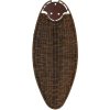 CasaFan Deckenventilator-Flügelsatz 132 RATTAN ANTIK sada lopatiek stropného ventilátora Dekorácie listov: ratan (antik); 0818001