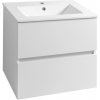 AQUALINE - PANEDA umývadlová skrinka 59,5x55x45,2cm, biela PN260