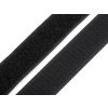 Suchý zip háček + plyš šíře 25 mm METRÁŽ - černá