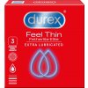 Durex Feel Thin Extra Lubricated 3 ks