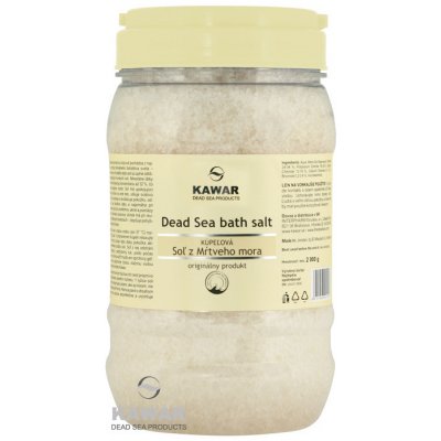 Kawar Kúpeľová soľ z Mŕtveho mora 2000g