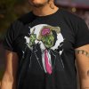 Tričko s potlačou MAKE ZOMBIE GREAT AGAIN Dámsky Čierna S