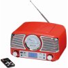 Retro rádio s CD prehrávačom