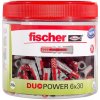 FISCHER Dóza DuoPower 6X30 (Bezpečné funkcie pre plné (expanzia) a duté a doskové stavebné materiály (sklopenie / uzlovanie))